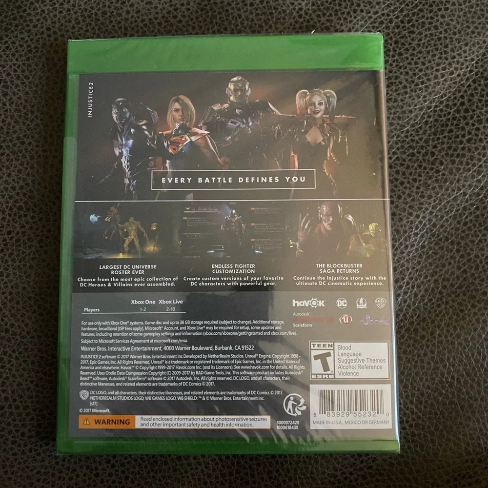 Injustice 2 For Xbox One - Microsoft Xbox One